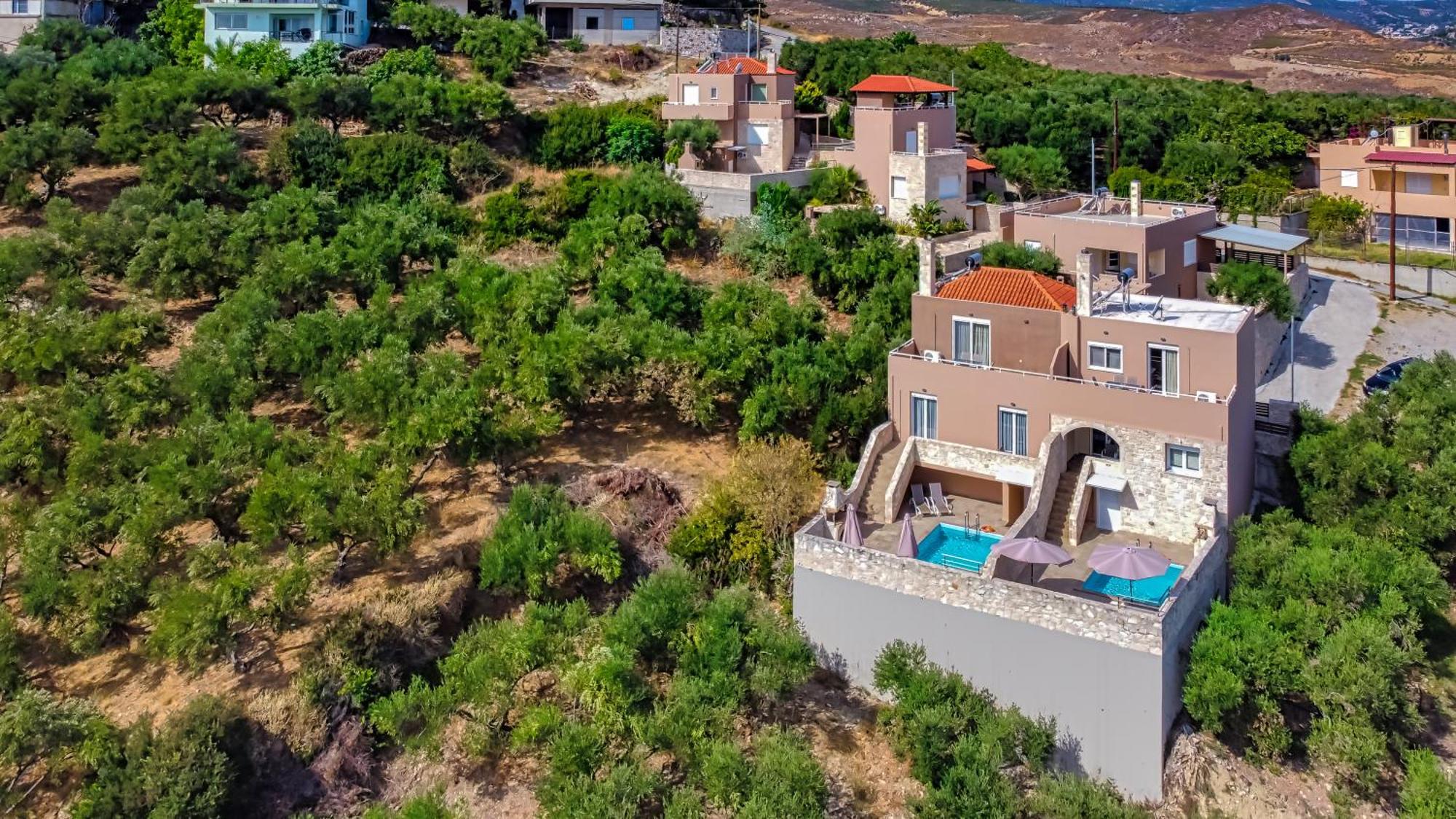 Theo Villas With Sea View Marathokefála المظهر الخارجي الصورة