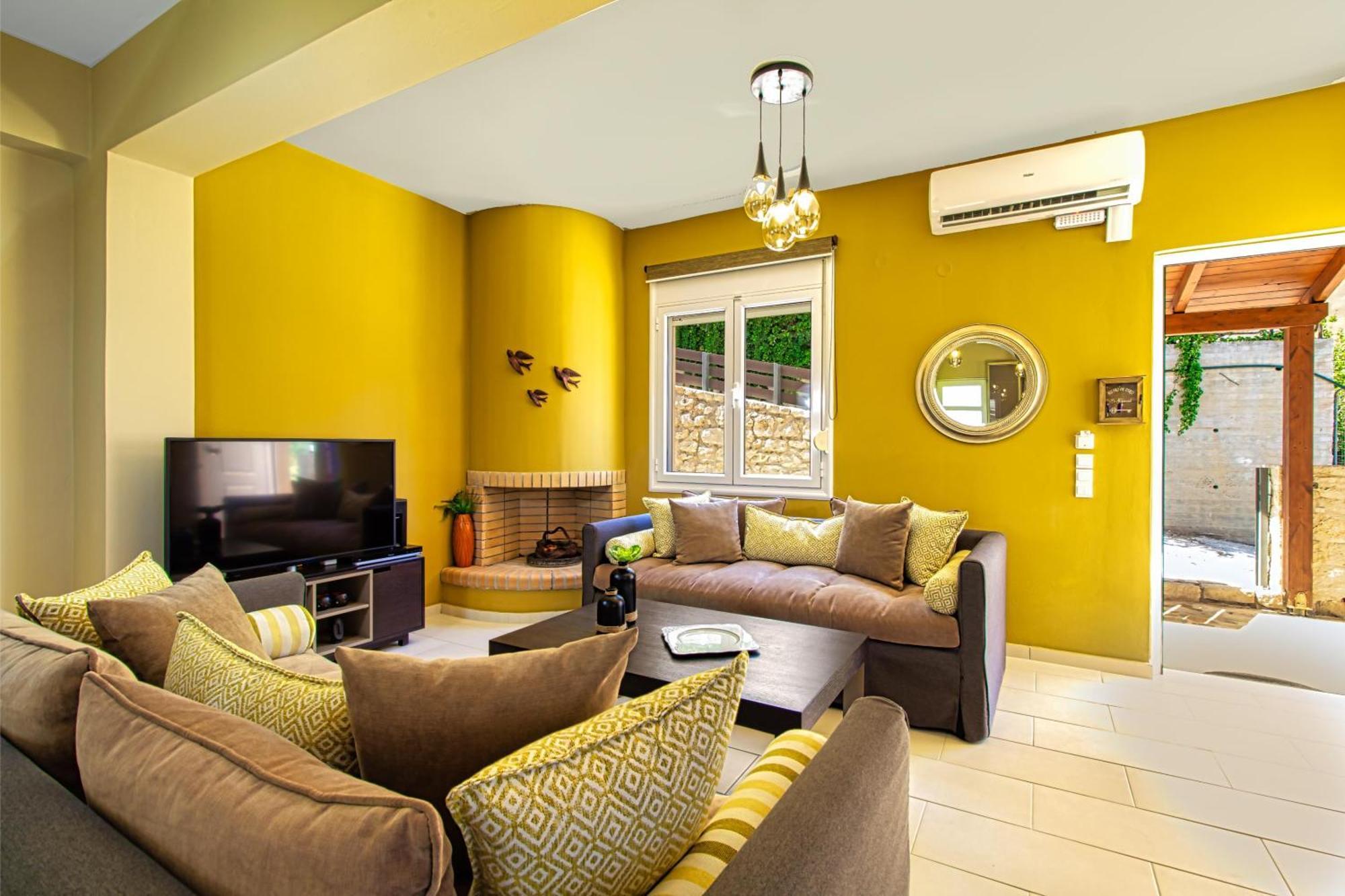 Theo Villas With Sea View Marathokefála الغرفة الصورة