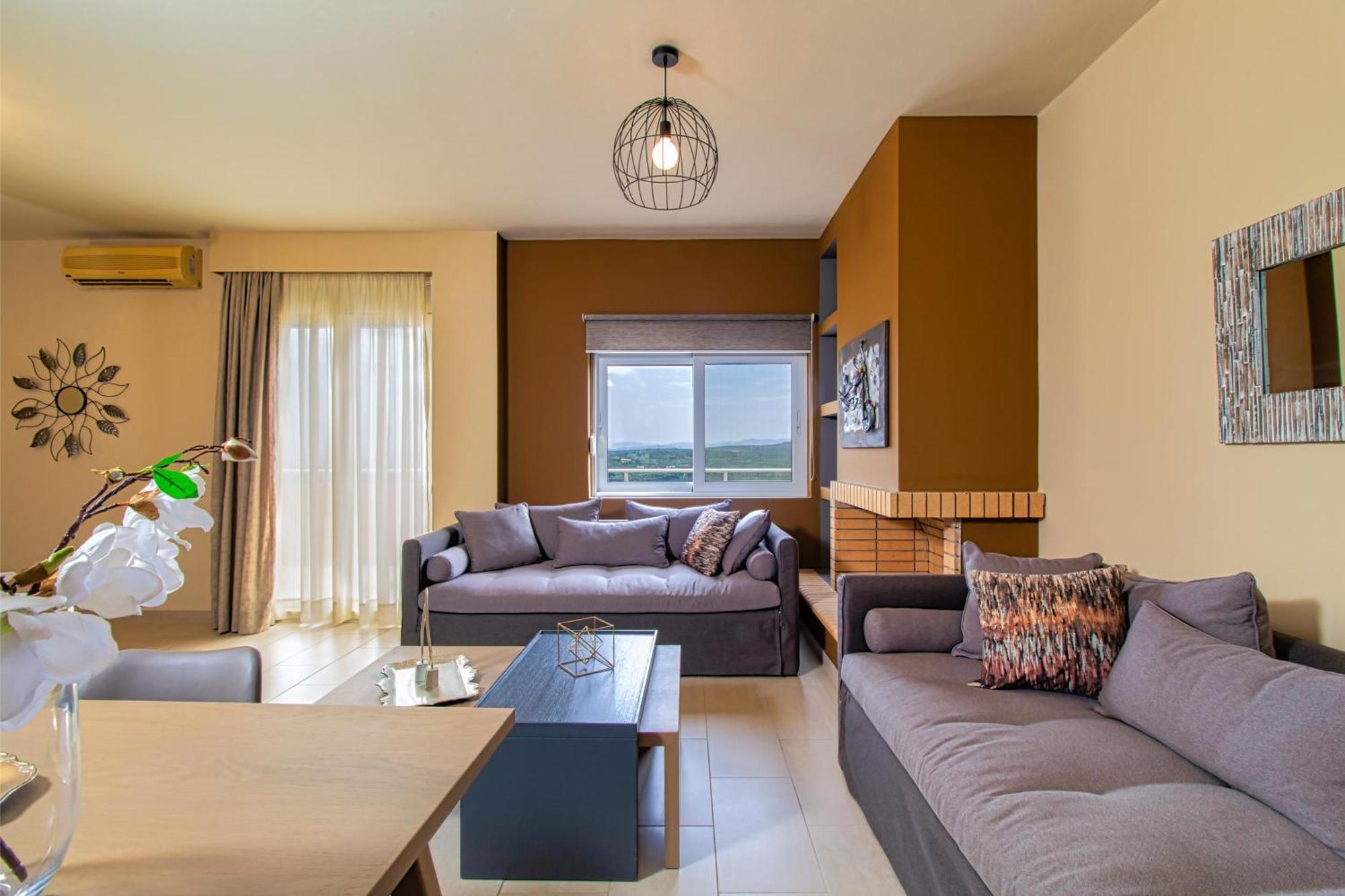 Theo Villas With Sea View Marathokefála الغرفة الصورة